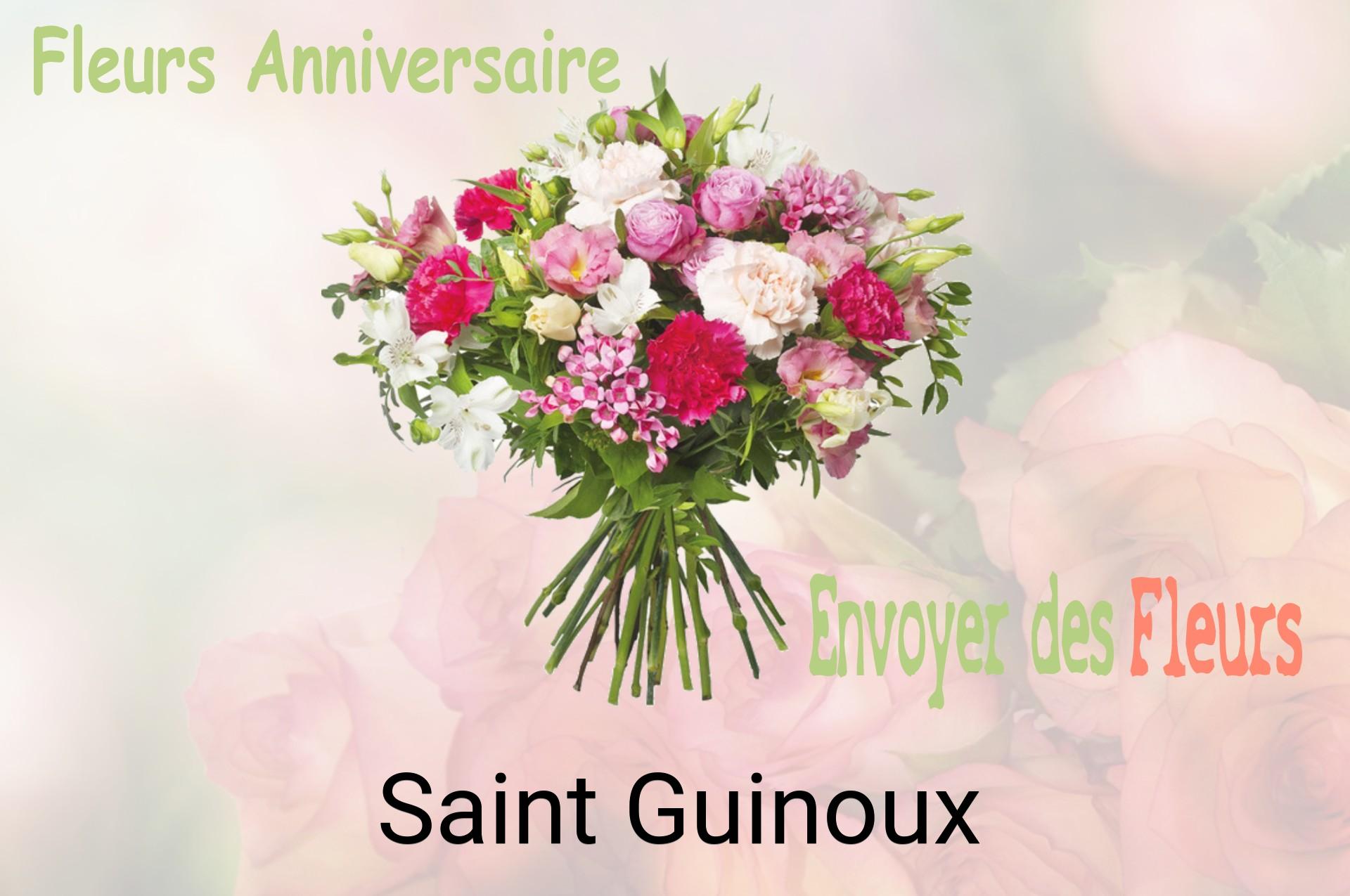 Bouquet de fleurs d’anniversaire livré à Saint-Guinoux