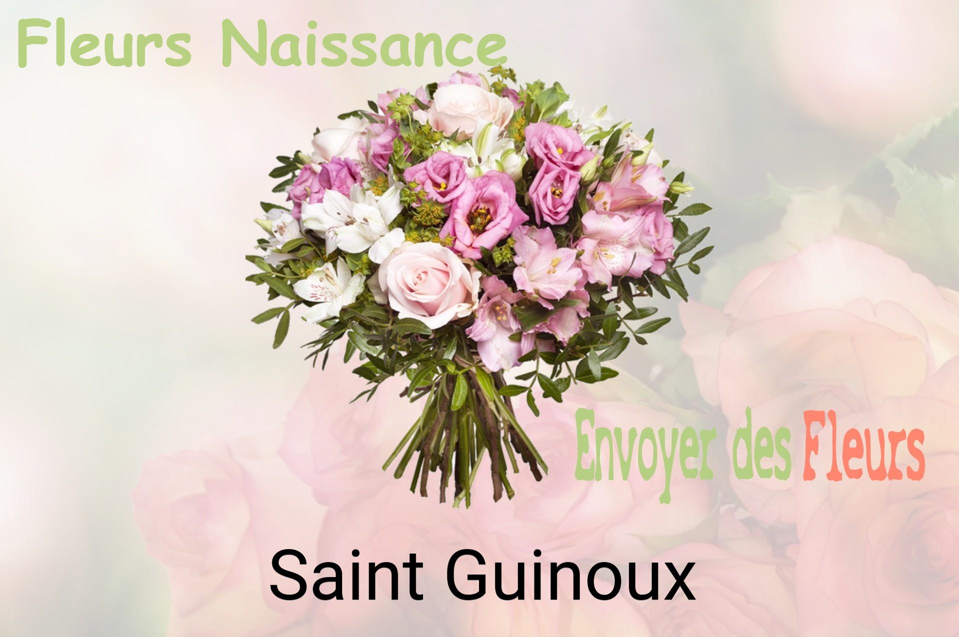 Bouquet de fleurs de naissance livré à Saint-Guinoux